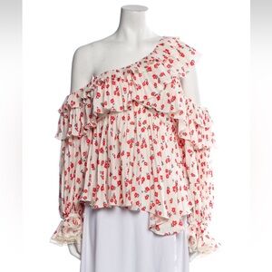 Self-portrait floral blouse